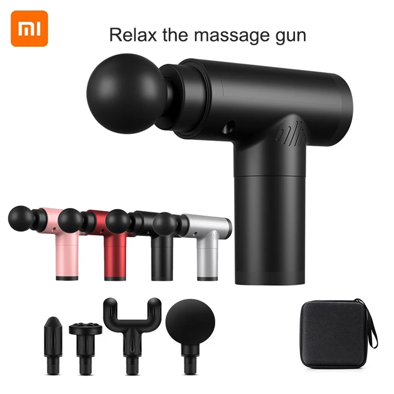

Xiaomi Smart Home 32 Speed Levels Electric Massage Gun Slimming Muscle Fascia Gun Percussion Massagers Tools Mijia Massage Gun