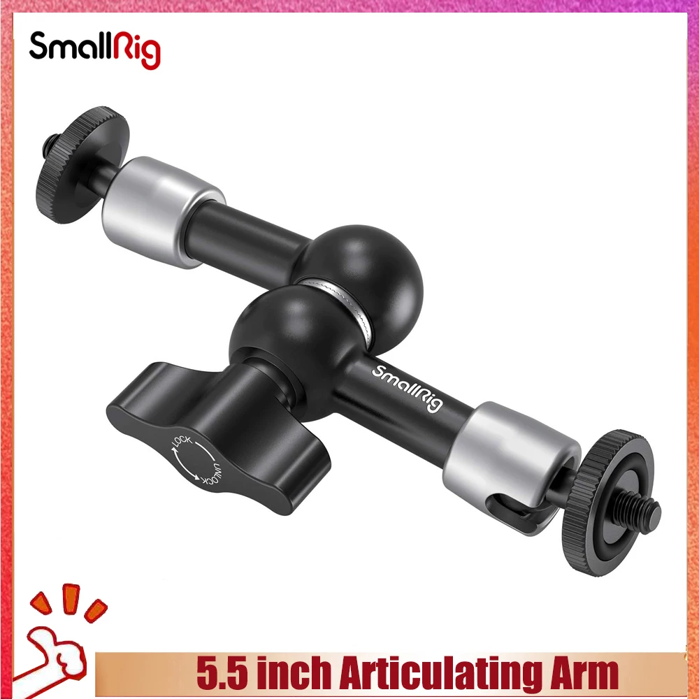 SmallRig Camera Magic Arm 5 Inch Articulating Arm Sturdy 360 Degree Adjustable 2065
SmallRig Camera Magic Arm 5 Inch Articulating Arm Sturdy 360 Degree Adjustable 2065