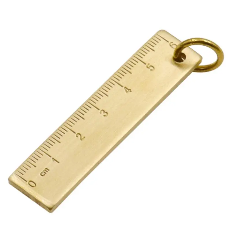 Lovely Copper Straight Ruler 6cm for Creative Keychain 3mm Thickened Brass School Office Stationery Measuring Drawing To
Lovely Copper Straight Ruler 6cm for Creative Keychain 3mm Thickened Brass School Office Stationery Measuring Drawing To