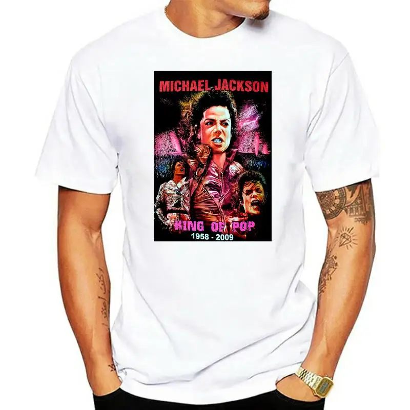 New Unisex Michael Jackson King Of Pop T-Shirt Legend Icon 1958-2009 Tshirt Top T Shirt Short Sleeve
New Unisex Michael Jackson King Of Pop T-Shirt Legend Icon 1958-2009 Tshirt Top T Shirt Short Sleeve