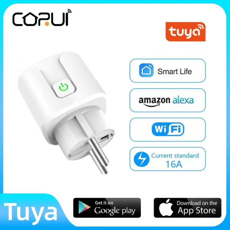 

Смарт-розетка CORUI Tuya с поддержкой Wi-Fi, 220 В, 20 А