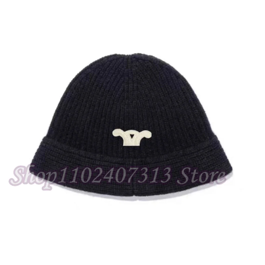 

195644 Winter Women Knitted Hats Outdoor New Fashion Luxury Designer Letter Embroidery Design Logo Unisex Hats Wool Keep Warm