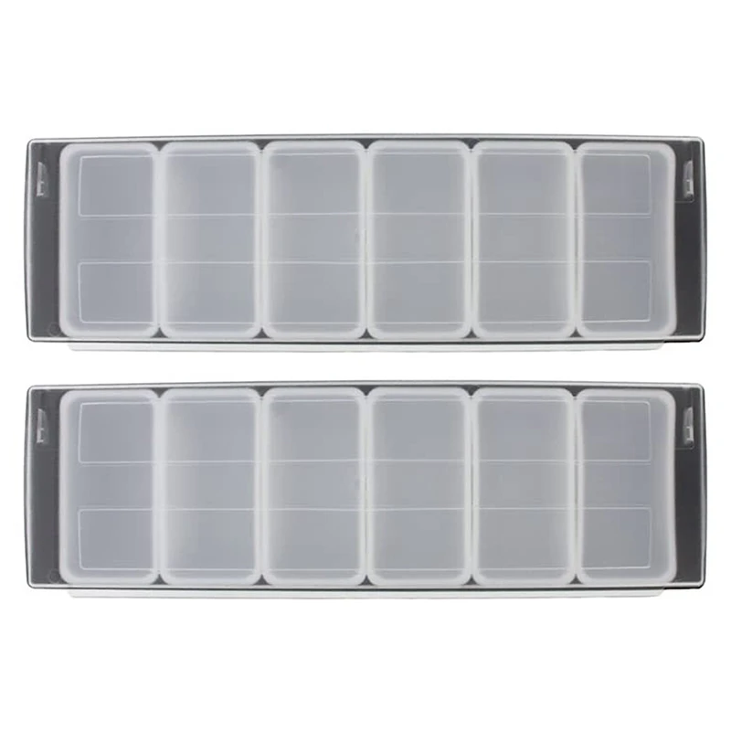 2X Ice Cooled Condiment Serving Container Chilled Garnish Tray Bar Caddy For Home Work Six Grid Seasoning Box
2X Ice Cooled Condiment Serving Container Chilled Garnish Tray Bar Caddy For Home Work Six Grid Seasoning Box