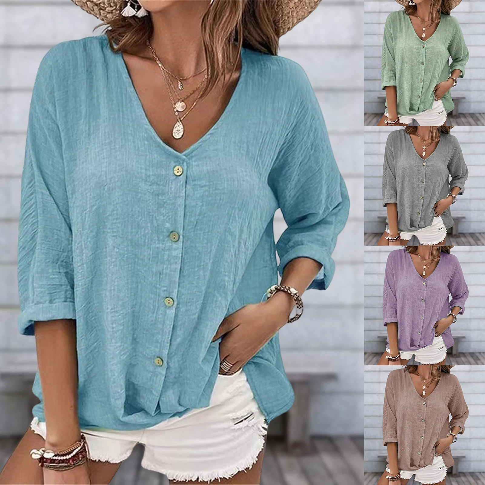 2023 Leisure Women Top Shirt Button Lapel Cardigan Top Lady Loose Long Sleeve Oversized Shirt Womens Blouses Autumn Blusas Mujer
2023 Leisure Women Top Shirt Button Lapel Cardigan Top Lady Loose Long Sleeve Oversized Shirt Womens Blouses Autumn Blusas Mujer