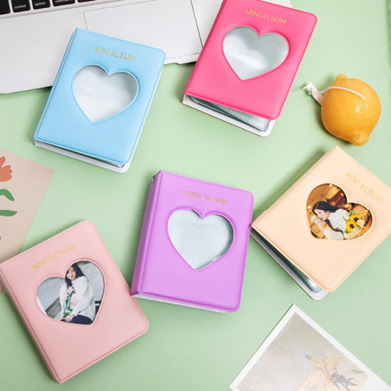 INS Cute 32 Grids Cards Photo Album Love Heart Storage Album Solid Color Star Chasing Album Collection Book Photocard Holder
INS Cute 32 Grids Cards Photo Album Love Heart Storage Album Solid Color Star Chasing Album Collection Book Photocard Holder