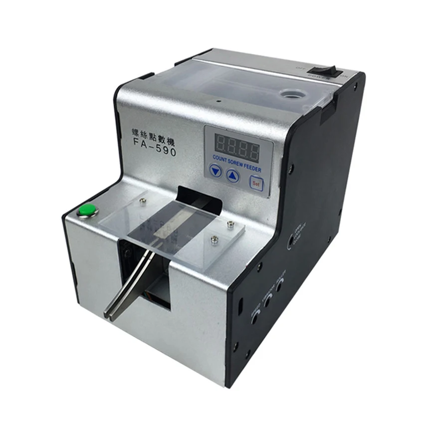 FA-590 Automatic Screw Counting Machine Digital Display Screw Counter 1.0-5.0mm Adjustable Track Screw Counting Tools AC100-240V
FA-590 Automatic Screw Counting Machine Digital Display Screw Counter 1.0-5.0mm Adjustable Track Screw Counting Tools AC100-240V