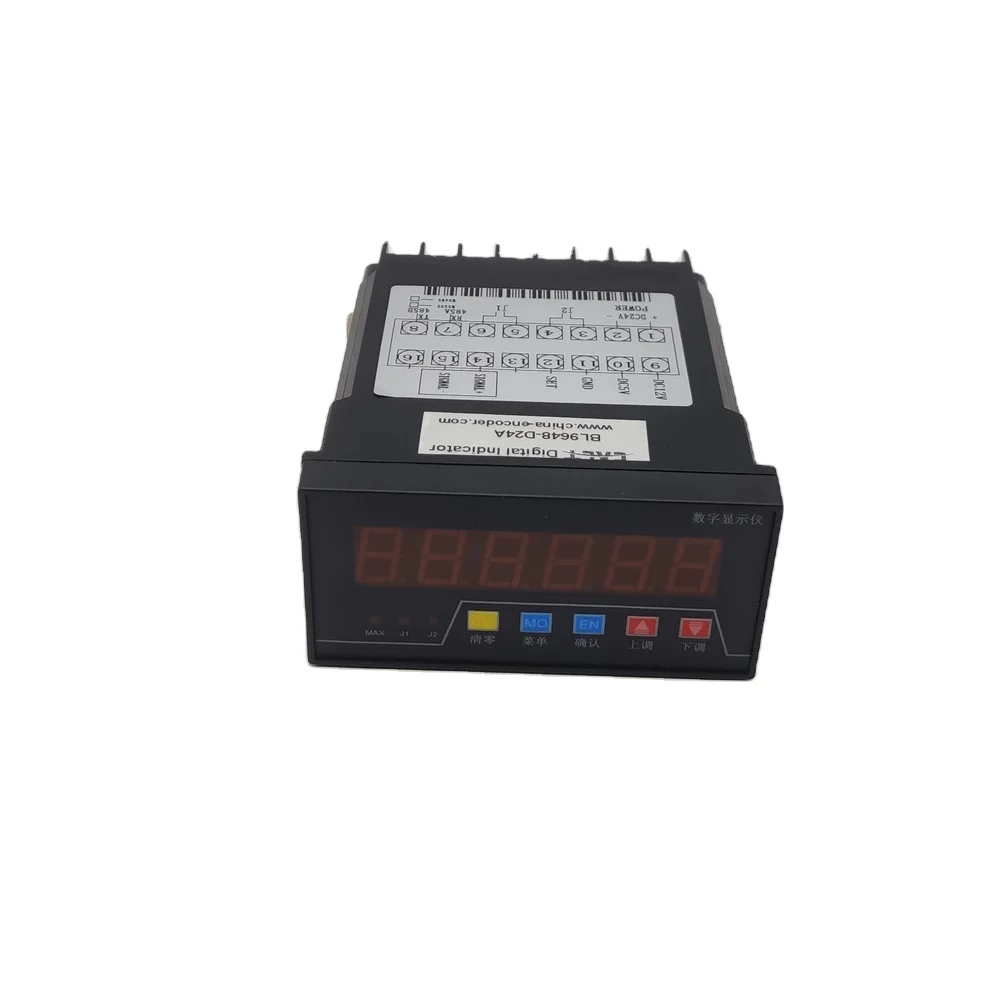 Цифровой индикатор параметров 24 В постоянного тока 4-20 мА для датчика перемещения 
Цифровой индикатор параметров 24 В постоянного тока 4-20 мА для датчика перемещения