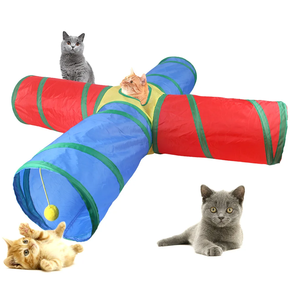 New Practical Cat Tunnel Pet Tube Collapsible Play Toy Indoor Outdoor Kitty Puppy Toys for Puzzle Exercising Hiding Training
New Practical Cat Tunnel Pet Tube Collapsible Play Toy Indoor Outdoor Kitty Puppy Toys for Puzzle Exercising Hiding Training