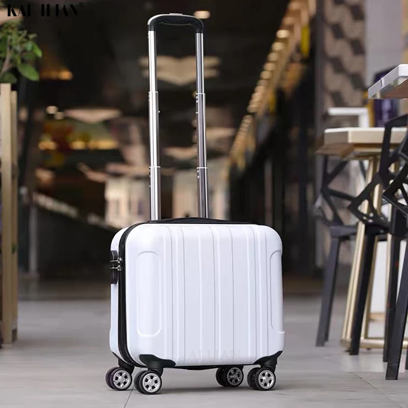 Rolling Luggage 18'' Cabin luggage ABS Trolley suitcase on wheels kid's Carry on suitcase set for student's Trolley bag fashion
Rolling Luggage 18'' Cabin luggage ABS Trolley suitcase on wheels kid's Carry on suitcase set for student's Trolley bag fashion