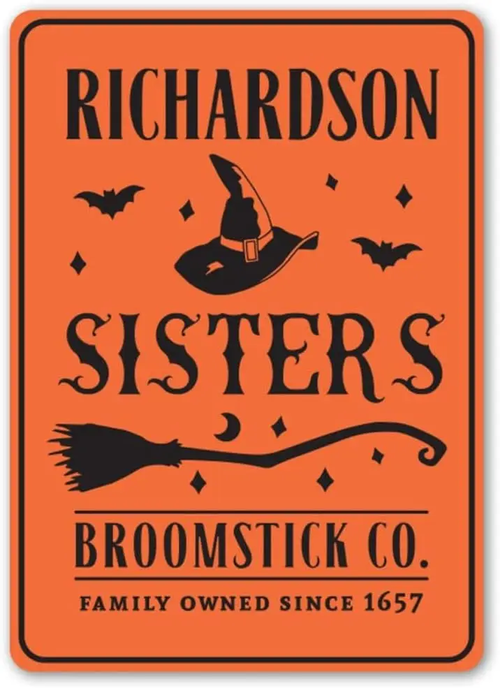 Rchrdson Sster Broom Co Sgn Vntge Wtch Home Est Hэллоуин Gft Mkng Декор для Хэллоуина Retro Vnt