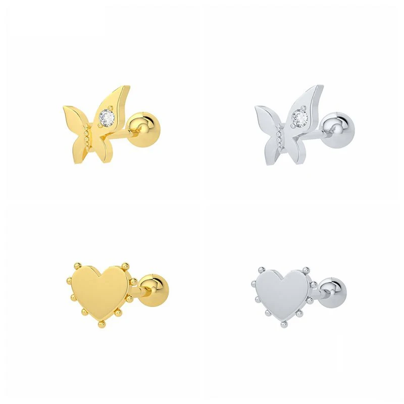 S925 Silver Butterfly Love Shape Charm Queen Fashion Simple Earrings Ladies Fashion Jewelry Trend Ins Same Earring Gift
S925 Silver Butterfly Love Shape Charm Queen Fashion Simple Earrings Ladies Fashion Jewelry Trend Ins Same Earring Gift