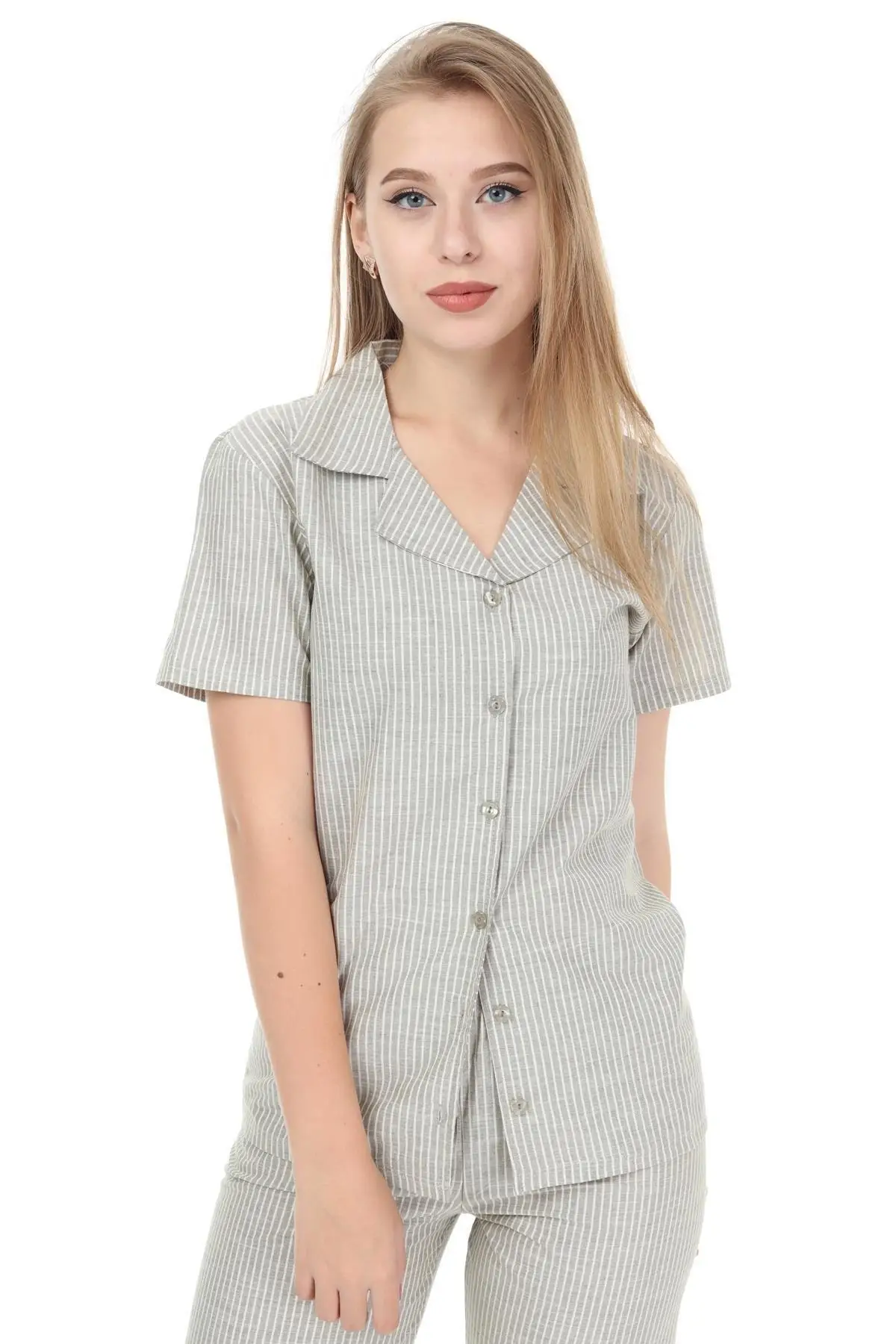 Women's Pajamas Ladymina Dark Gray Striped Pajamas Sleep Lounge Pajamas Sleepwear Nightwear Nightwear Nightwear Casual Home Clothing
Women's Pajamas Ladymina Dark Gray Striped Pajamas Sleep Lounge Pajamas Sleepwear Nightwear Nightwear Nightwear Casual Home Clothing