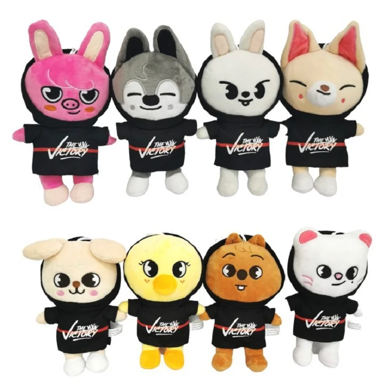 22cm New Skzoo Plush Toys with cloth Doll Stray Children Leeknow Hyunjin Kawaii Animal Stuffed Ribbit Cat Toy Gift For Kids
22cm New Skzoo Plush Toys with cloth Doll Stray Children Leeknow Hyunjin Kawaii Animal Stuffed Ribbit Cat Toy Gift For Kids