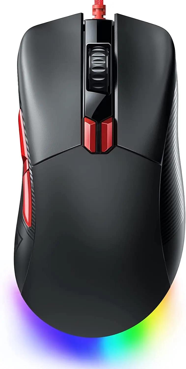 2023 NEW 16000 DPI Optical Sensor Gaming Mouse 8 Buttons Programmable Wired Gaming Mouse RGB Light FPS/MOBA Gaming Mouse with Wi
2023 NEW 16000 DPI Optical Sensor Gaming Mouse 8 Buttons Programmable Wired Gaming Mouse RGB Light FPS/MOBA Gaming Mouse with Wi