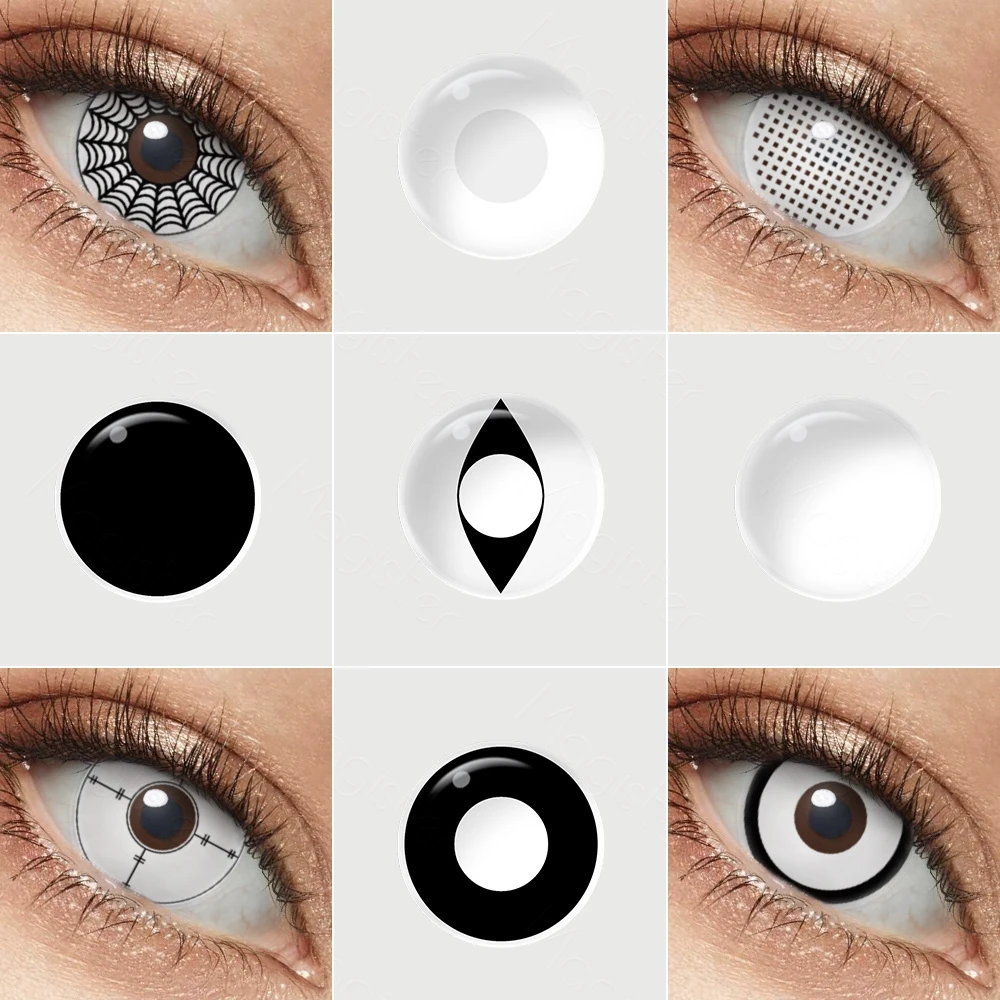 Halloween Colorful Contact Lenses Anime Cosplay Eye Lenses White Cat Eye Lenses Anime Cosplay Contact Lens White Mesh Lenses
Halloween Colorful Contact Lenses Anime Cosplay Eye Lenses White Cat Eye Lenses Anime Cosplay Contact Lens White Mesh Lenses