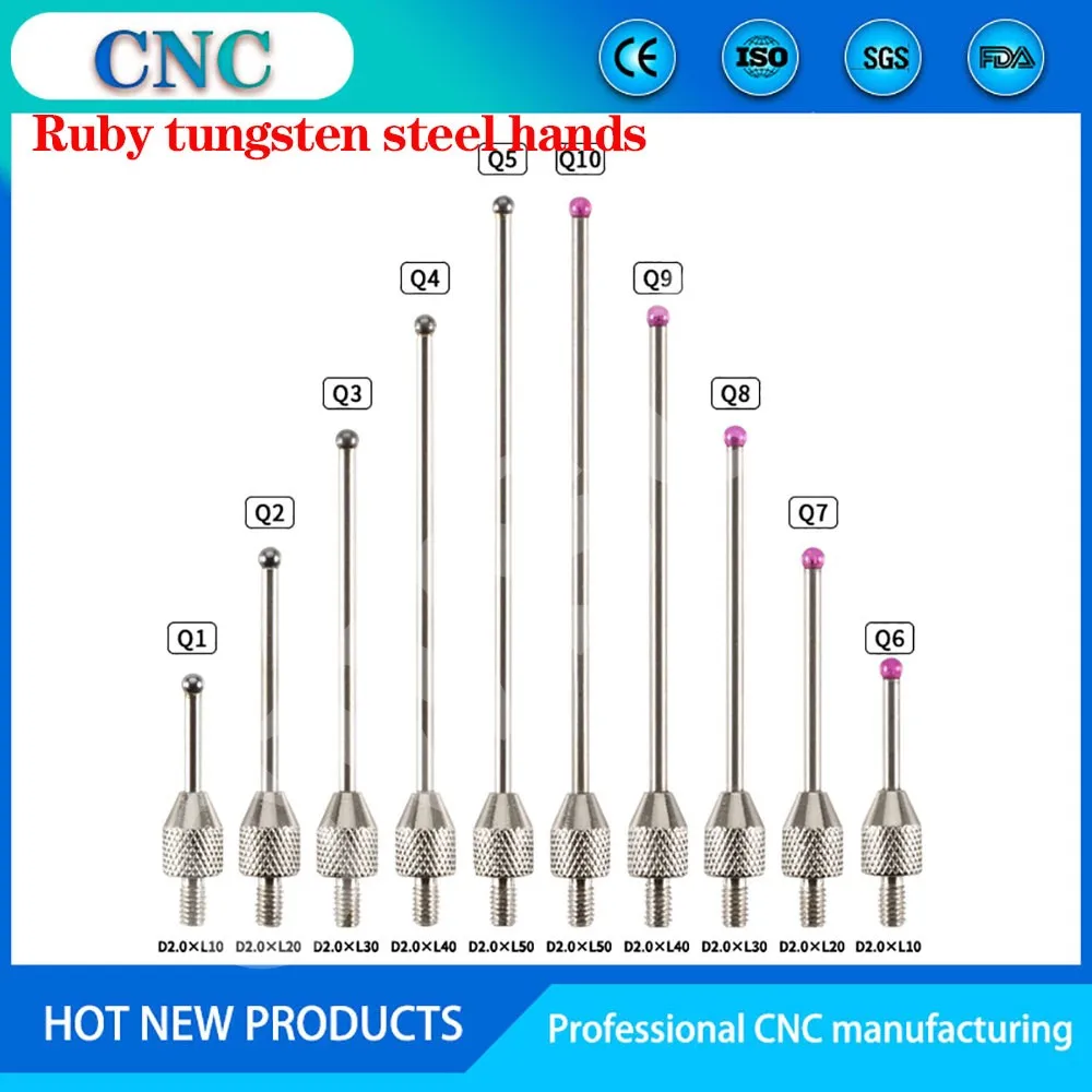 Ruby tungsten steel needle probe dial indicator dial gauge lengthened measuring head altimeter needle altimeter probe
Ruby tungsten steel needle probe dial indicator dial gauge lengthened measuring head altimeter needle altimeter probe