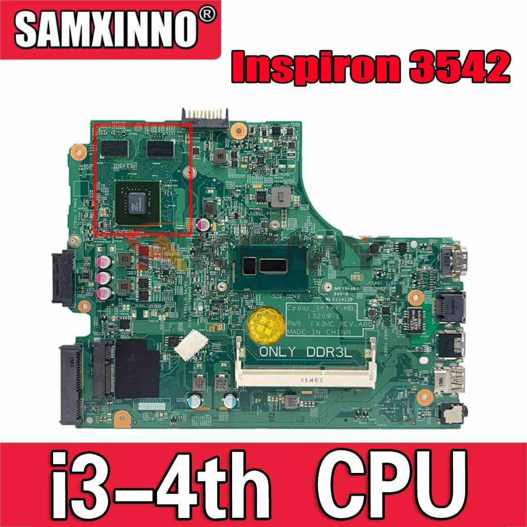 Оригинальная материнская плата для ноутбука DELL Inspiron 3542 материнская плата 13261-1 CN-0VJH0N 0VJH0N i3-4th CPU N16V-GM-B1 DDR3
Оригинальная материнская плата для ноутбука DELL Inspiron 3542 материнская плата 13261-1 CN-0VJH0N 0VJH0N i3-4th CPU N16V-GM-B1 DDR3