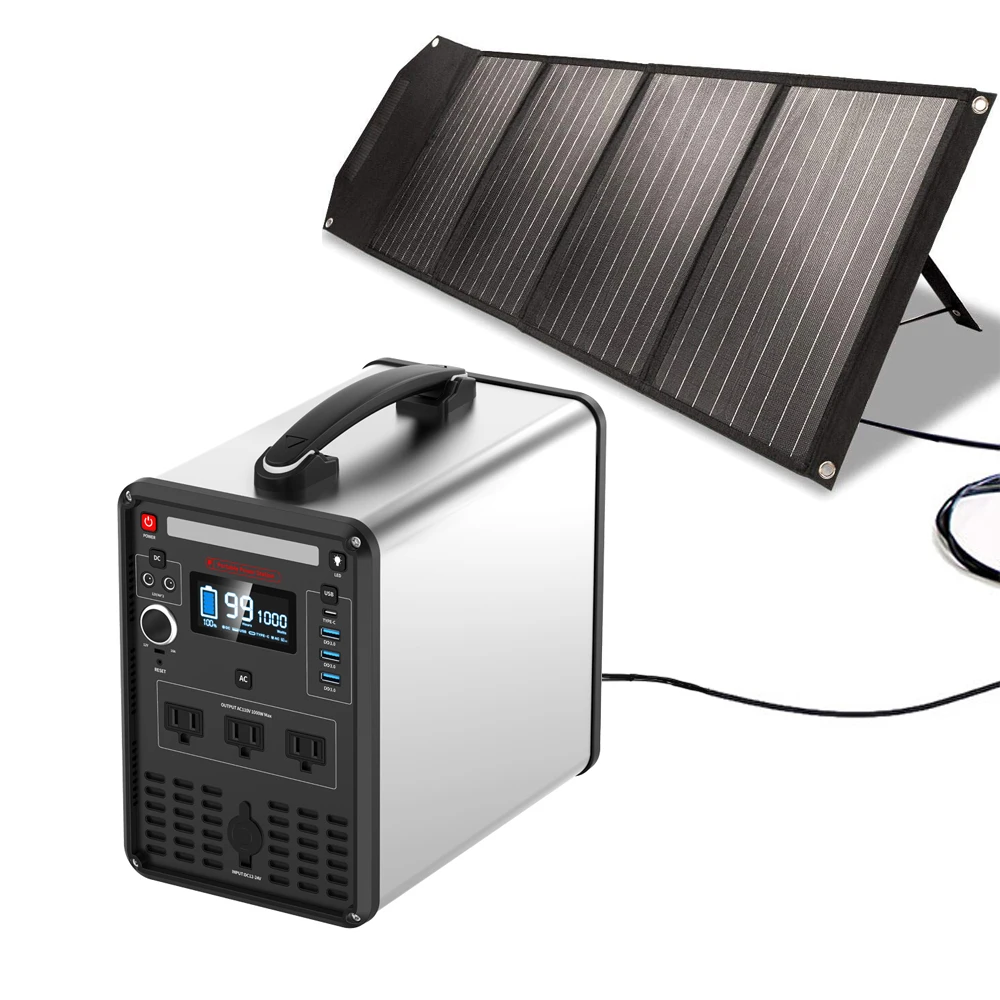 Portable Electric Solar Generator 1000W 1200W 110V 220V LiFePO4 Battery Power Generator Station Outdoor RV Home Energy System
Portable Electric Solar Generator 1000W 1200W 110V 220V LiFePO4 Battery Power Generator Station Outdoor RV Home Energy System
