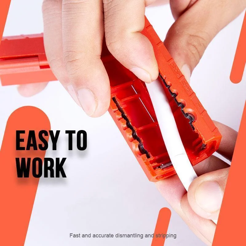 New rimper Plier Terminal Portable Wire Stripper Knife Cable Stripping Wire Cutter Tools Cut Line Pocket Multitool Crimping Tool
New rimper Plier Terminal Portable Wire Stripper Knife Cable Stripping Wire Cutter Tools Cut Line Pocket Multitool Crimping Tool