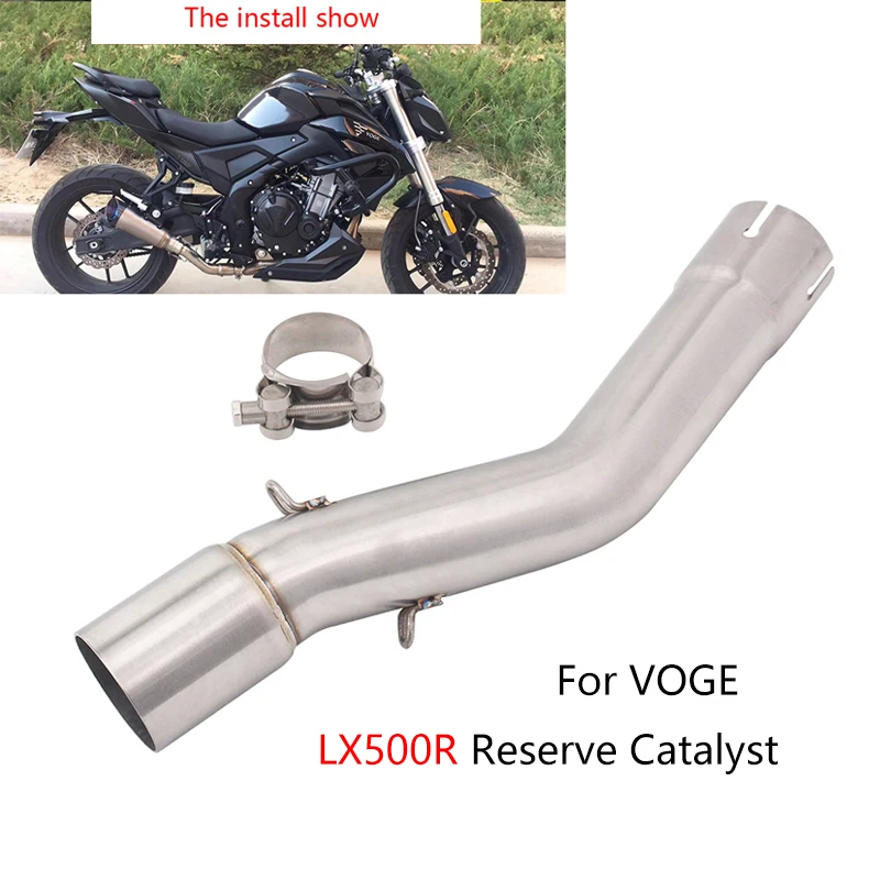 For Voge LX500R Exhaust Pipe Motorcycle Mid Link Tube Slip On 51mm Aftermarket Muffler Escape Stainless Steel of 304
For Voge LX500R Exhaust Pipe Motorcycle Mid Link Tube Slip On 51mm Aftermarket Muffler Escape Stainless Steel of 304