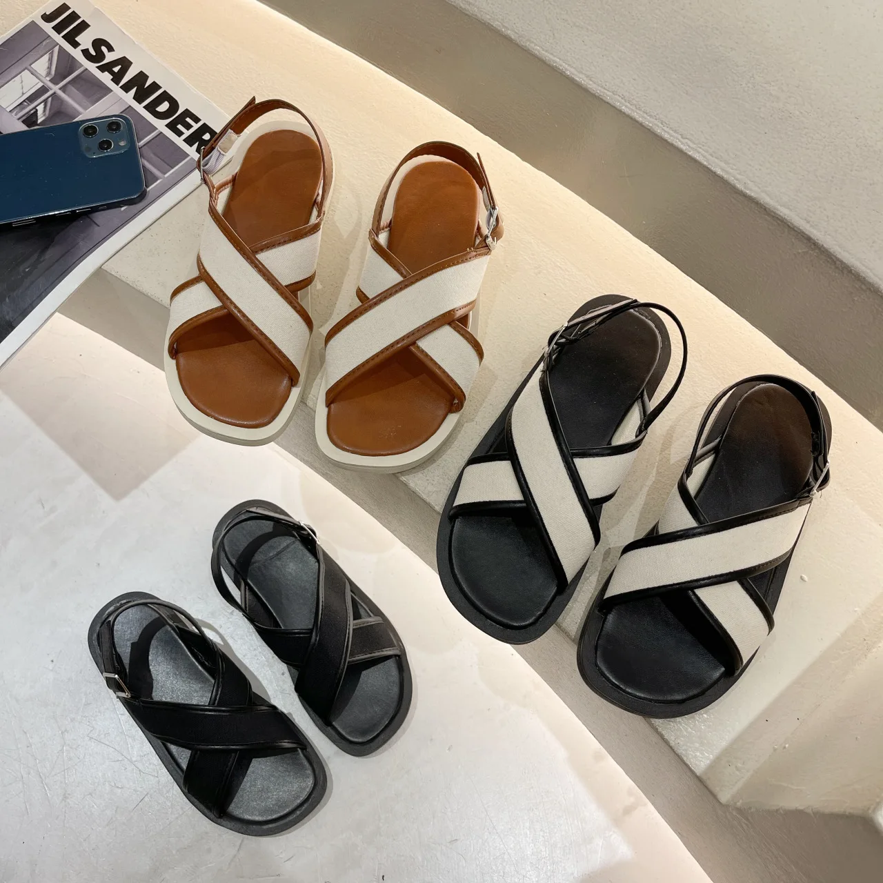 Roman sandals women's 2022 summer all-match one word with flat bottom sandals Korean new slippers sandals for women
Roman sandals women's 2022 summer all-match one word with flat bottom sandals Korean new slippers sandals for women