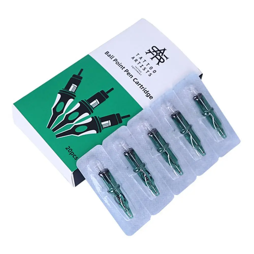 20pcs 5 Colors Tattoo Cartridge Needle Tattoo practice Sketch Stippling Liquid Tattoo Ink for For Beginners
20pcs 5 Colors Tattoo Cartridge Needle Tattoo practice Sketch Stippling Liquid Tattoo Ink for For Beginners
