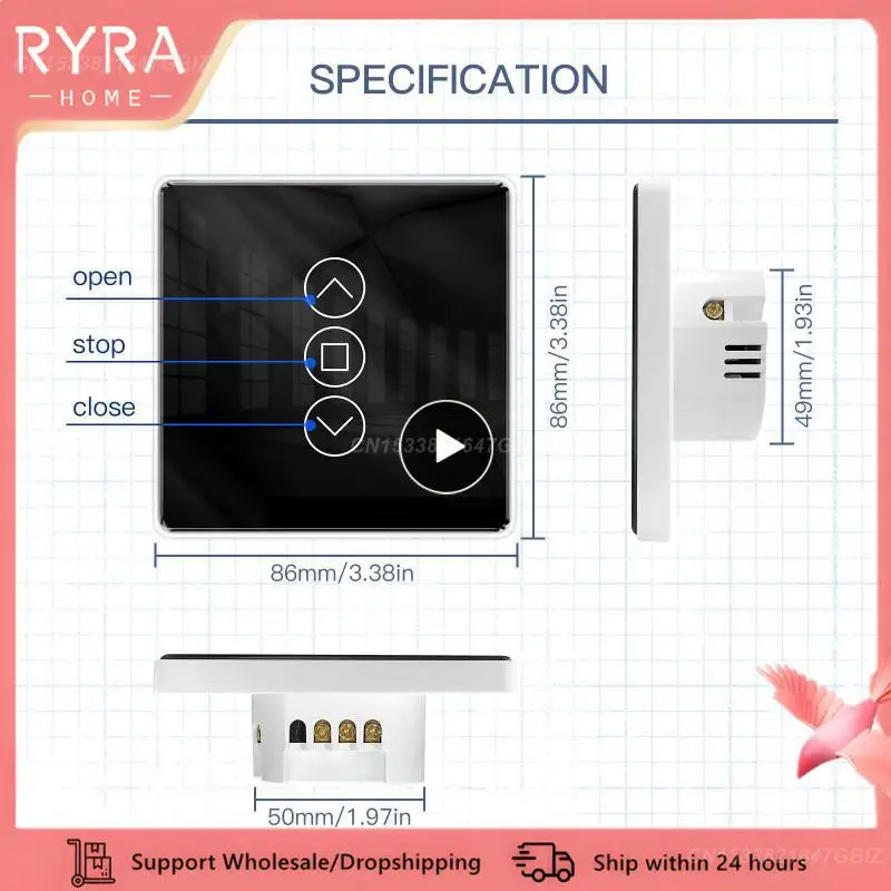 1~6PCS Touch Curtain Switch Smart Home Glass Touch Panel Remote Control Tuya Tuya Wifi Rf433 Smart 2.5d Arc Crystal Glass Panel
1~6PCS Touch Curtain Switch Smart Home Glass Touch Panel Remote Control Tuya Tuya Wifi Rf433 Smart 2.5d Arc Crystal Glass Panel