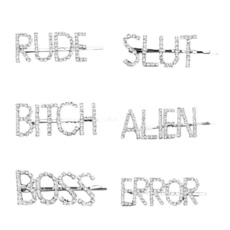 Women Full Glitter for rhinestone Side Hair Clips Capital Let
Women Full Glitter for rhinestone Side Hair Clips Capital Let