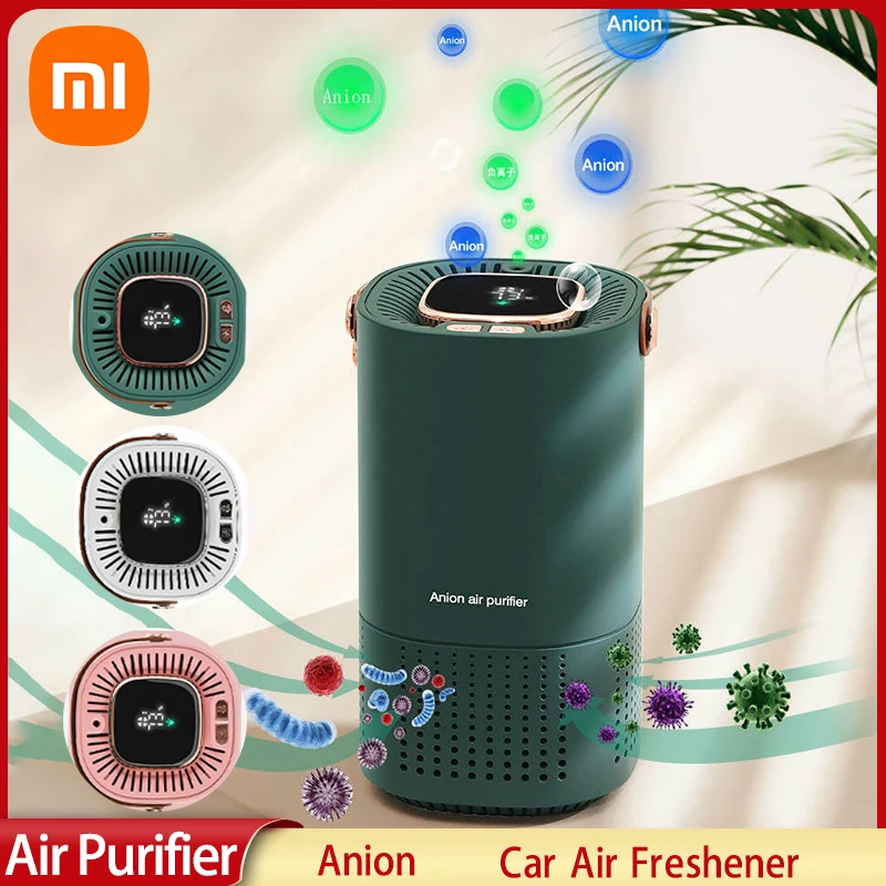 Xiaomi Youpin Portable Air Purifier 2022 Ionizer Cleaner Negative Anion Cigarette Smoke Odor Removal Filter Car Air Freshener
Xiaomi Youpin Portable Air Purifier 2022 Ionizer Cleaner Negative Anion Cigarette Smoke Odor Removal Filter Car Air Freshener