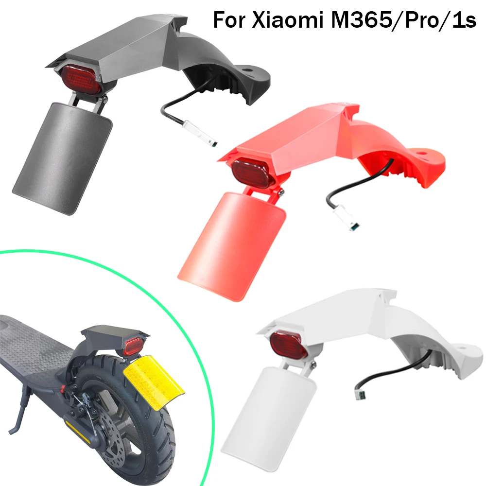 

Electric Scooter Modified Fenders Rear Mudguard Kit Tire Mud Guard Fender Adjustable License for Xiaomi M365/Pro/1S Scooter