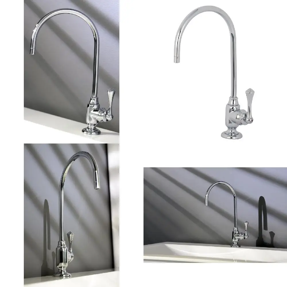 Gorgeous, Polished Modern Chrome Single-Handle Water Filtration Faucet - Refresh Your Kitchen & Bathroom with Style.
Gorgeous, Polished Modern Chrome Single-Handle Water Filtration Faucet - Refresh Your Kitchen & Bathroom with Style.