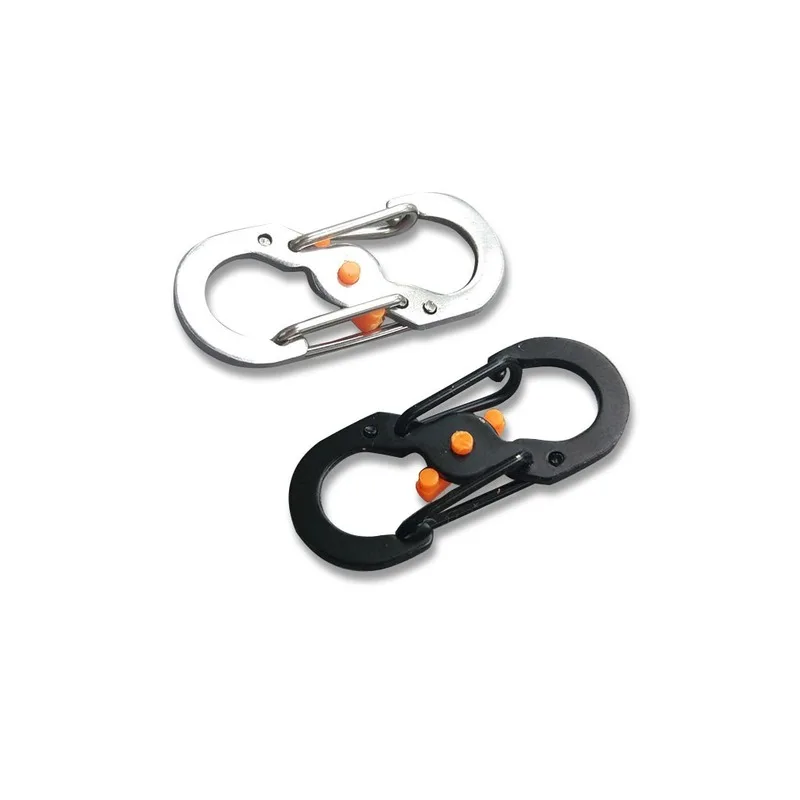 2022 New 2pcs Outdoor Camping Carabiner with Lock 8 Shaped S Buckle Anti-theft Backpack Buckle Anti-dropping Metal Climbing Clip
2022 New 2pcs Outdoor Camping Carabiner with Lock 8 Shaped S Buckle Anti-theft Backpack Buckle Anti-dropping Metal Climbing Clip