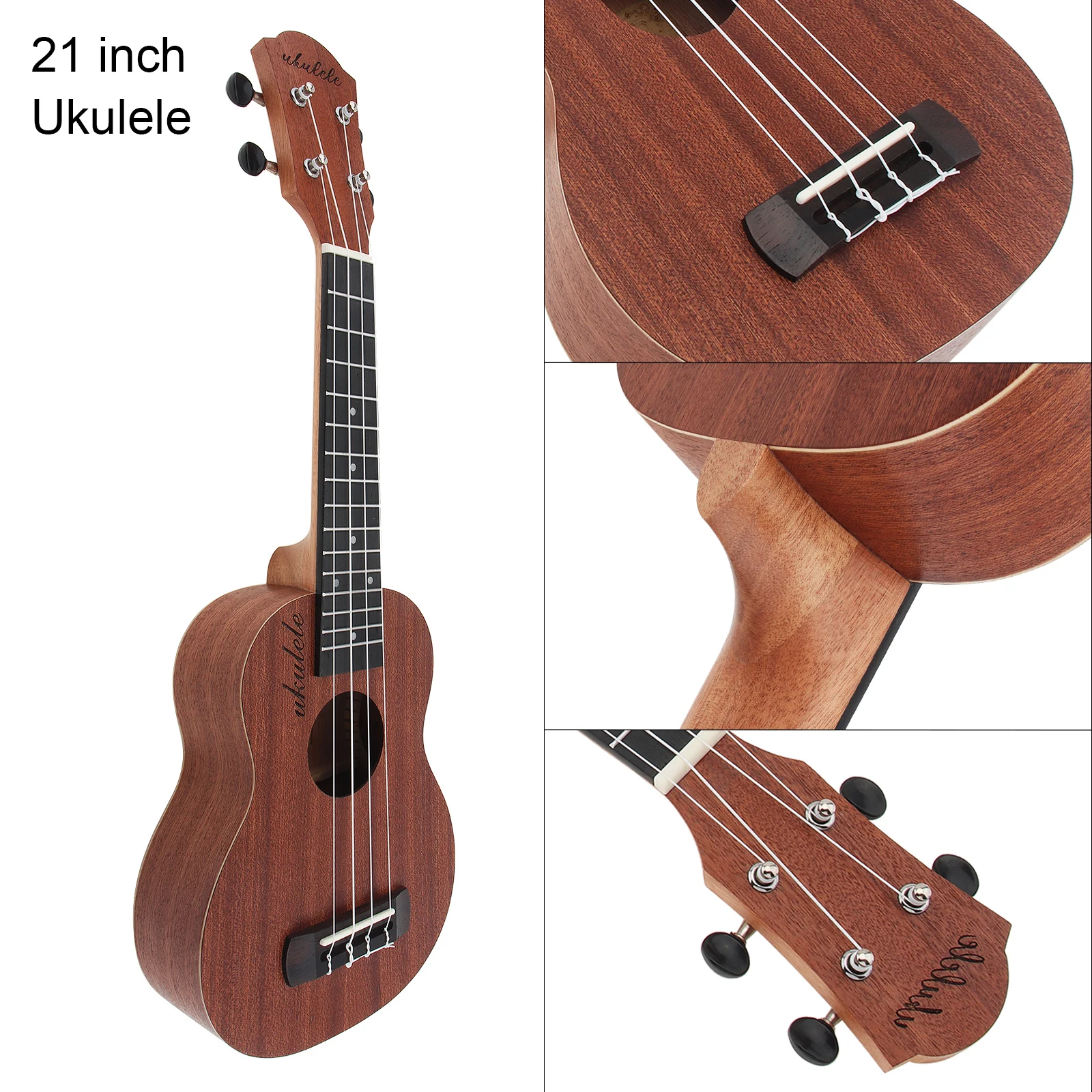 21 Inch Soprano Ukulele / Ukulele Bag Sapele Wood 15 Fret Four Strings Hawaii Guitar String Musical Instrument Accessories
21 Inch Soprano Ukulele / Ukulele Bag Sapele Wood 15 Fret Four Strings Hawaii Guitar String Musical Instrument Accessories