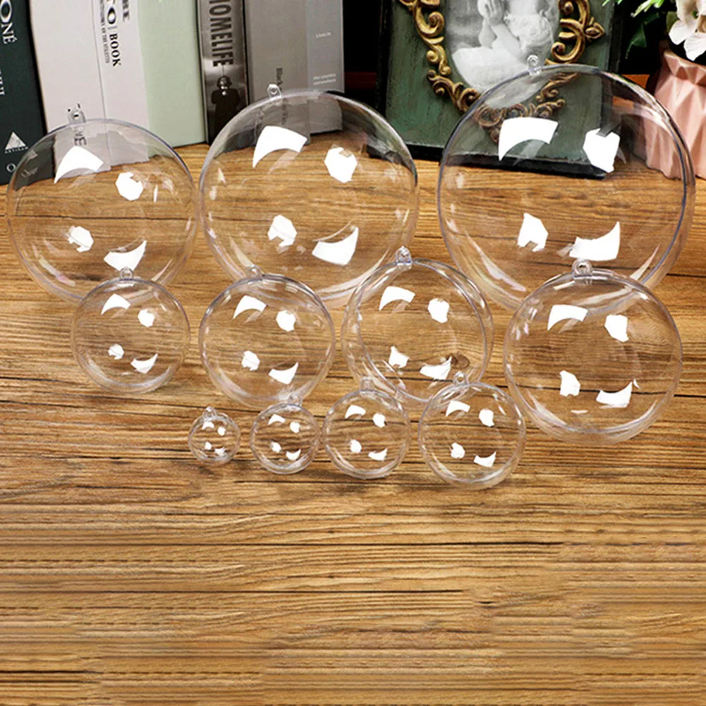 10pcs Christmas Ball Ornaments 3/4/5/6/7cm Clear Plastic Acrylic Craft Christmas Ball Decor For Festival Party Decoration Supply
10pcs Christmas Ball Ornaments 3/4/5/6/7cm Clear Plastic Acrylic Craft Christmas Ball Decor For Festival Party Decoration Supply