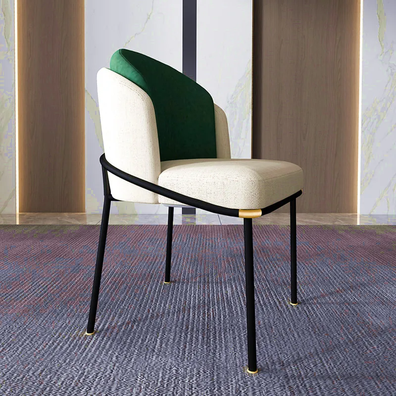 Modern Nordic Dining Chairs Stackable Black Metal Legs High Floor Dinette Chairs Cheap Minimalist Fabric Sillas Home Furniture
Modern Nordic Dining Chairs Stackable Black Metal Legs High Floor Dinette Chairs Cheap Minimalist Fabric Sillas Home Furniture