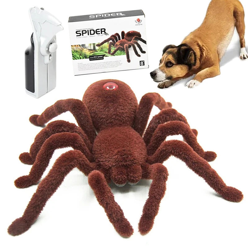 New Halloween Smart Dog Toy Spider Interactive Electric Simulated Spider with Remote Control Toys for Medium Small Dogs
New Halloween Smart Dog Toy Spider Interactive Electric Simulated Spider with Remote Control Toys for Medium Small Dogs