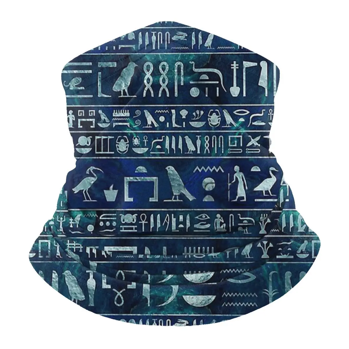 

Hieroglyphs Painted Texture Multifunctional Scarves Scarf Ancient Egypt Egyptian Africa Face Head Wrap Cover UV Protection