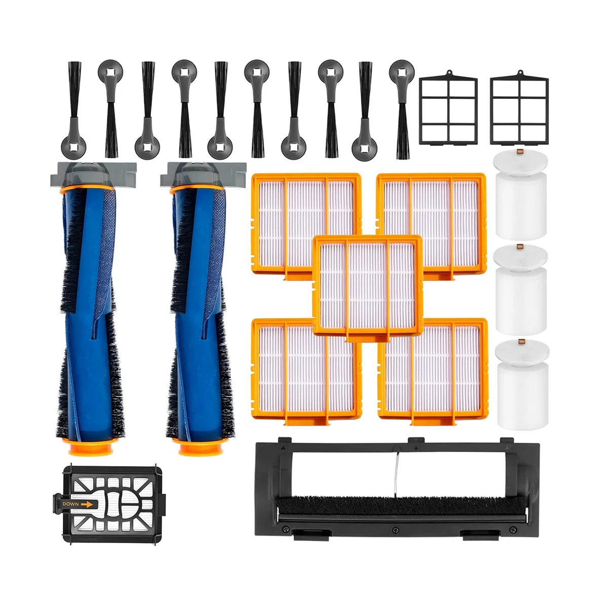 Main Brush Side Brush HEPA Filter Compatible for AV2501AE AV2502AE Vacuums Cleaner Accessories
Main Brush Side Brush HEPA Filter Compatible for AV2501AE AV2502AE Vacuums Cleaner Accessories