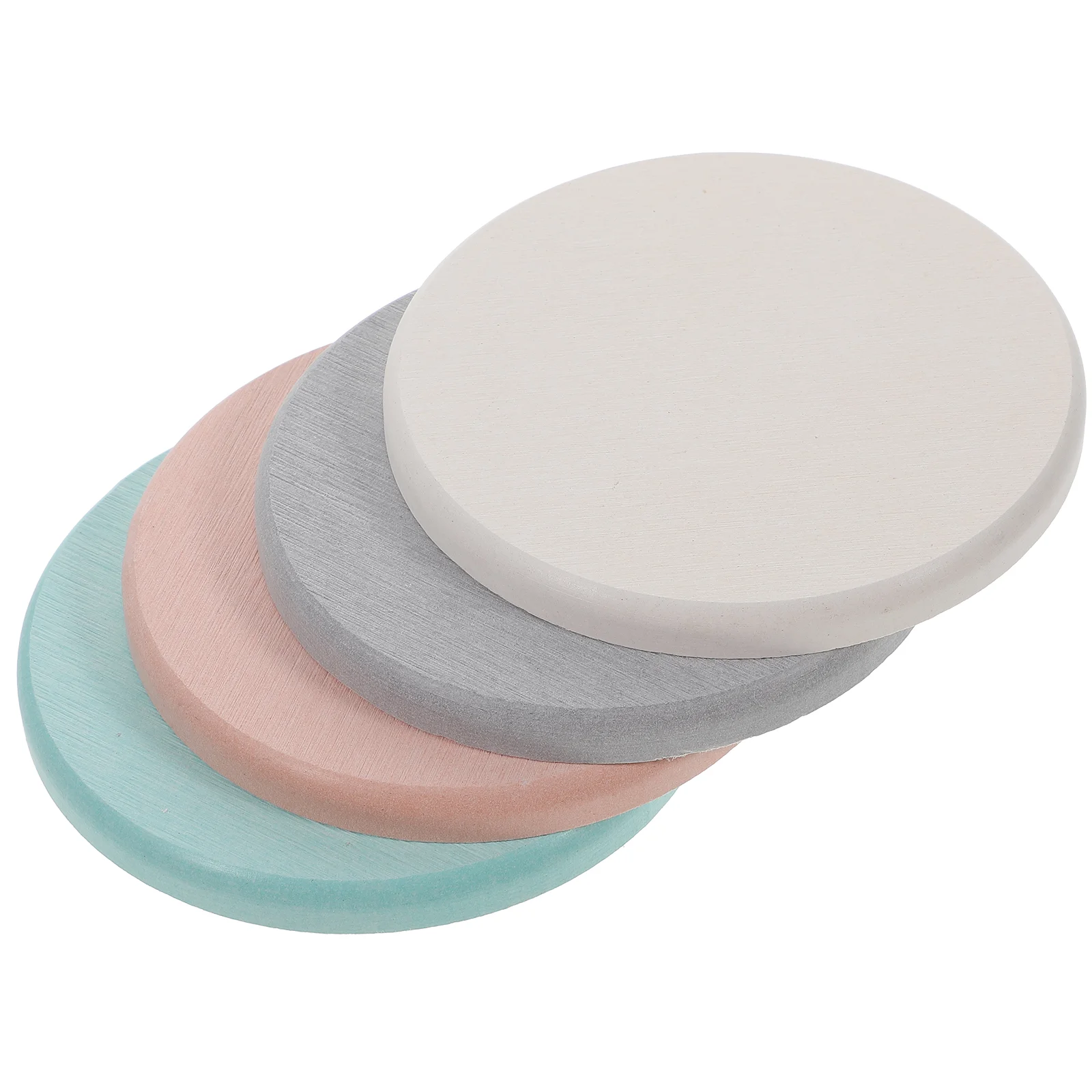 

4 Pcs Diatom Mud Coaster Absorbent Drink Pad Drinks Graceling Soap Holder Cup Coasters Elegant