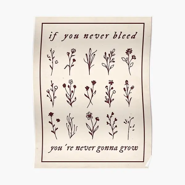If You Never Bleed You Re Never Gonna Gr Poster Painting Decor Art Home Mural Funny Wall Modern Room Picture Print No Frame
If You Never Bleed You Re Never Gonna Gr Poster Painting Decor Art Home Mural Funny Wall Modern Room Picture Print No Frame