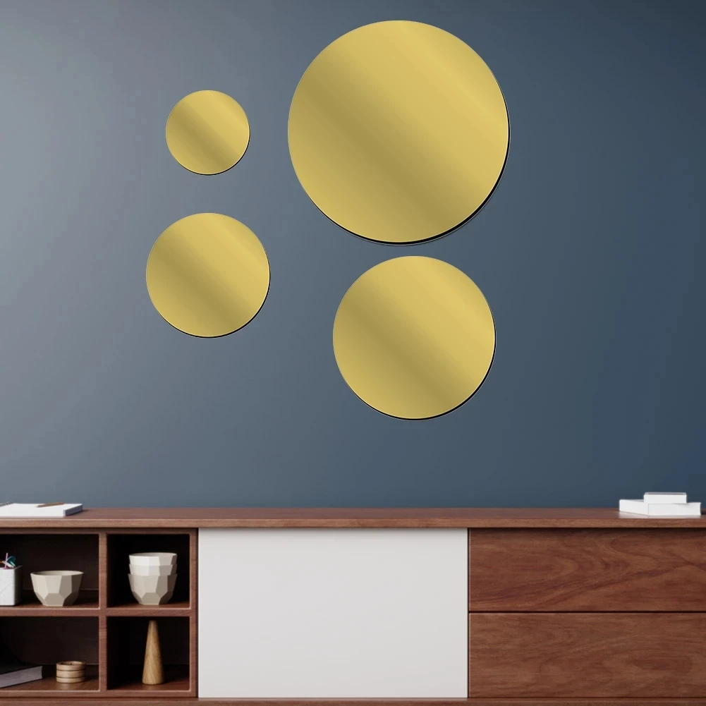 Round Mirror Sticker Self-adhesive Acrylic Wall Mirrors Living room Bedroom Background Bathroom Wall Makeup Mirrors Home Decor
Round Mirror Sticker Self-adhesive Acrylic Wall Mirrors Living room Bedroom Background Bathroom Wall Makeup Mirrors Home Decor