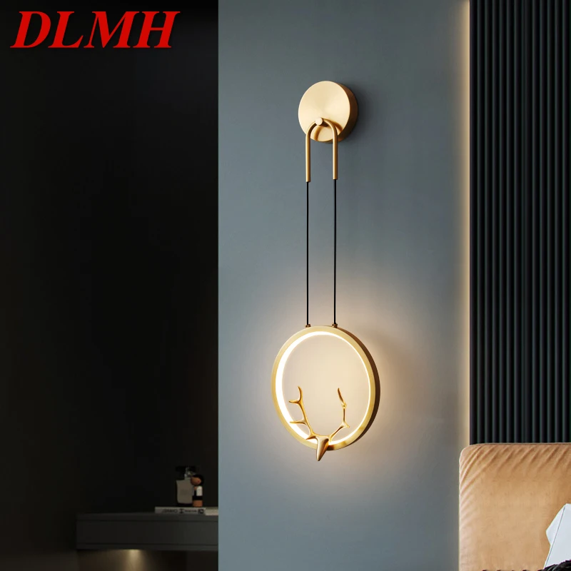 Современный медный настенный светильник DLMH, светодиодное бра из латуни и золота 3 цветов, креативный декор с рогами для дома, гостиной, спаль...
Современный медный настенный светильник DLMH, светодиодное бра из латуни и золота 3 цветов, креативный декор с рогами для дома, гостиной, спаль...