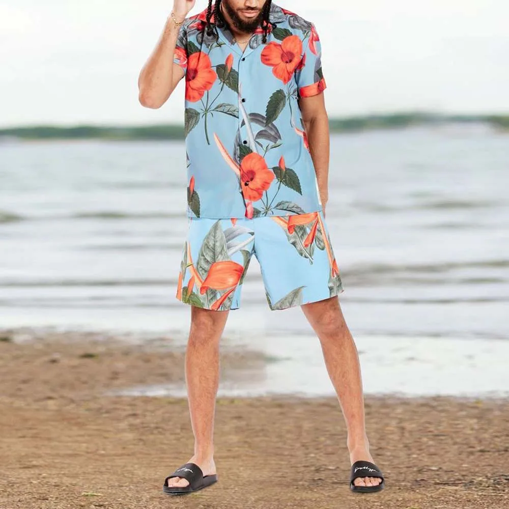 Костюм мужской повседневный с принтом, рубашка с короткими рукавами, пляжные шорты, уличный Морской стиль, лето 2022 Африка
Костюм мужской повседневный с принтом, рубашка с короткими рукавами, пляжные шорты, уличный Морской стиль, лето 2022 Африка