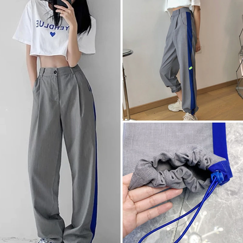 ADER Suit Pants Colorblock Casual Loose Straight Men Women 1:1 Ader Error Casual Trousers
ADER Suit Pants Colorblock Casual Loose Straight Men Women 1:1 Ader Error Casual Trousers