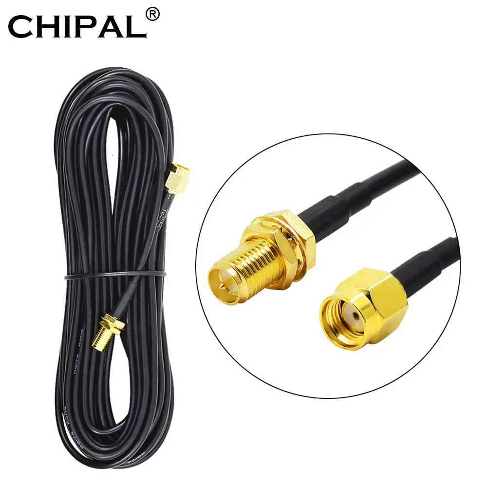 CHIPAL 10 м 12 м 15 м 20 м RG174 RP-SMA Удлинительный кабель «штырь-гнездо» фидерный провод для коаксиального Wi-Fi LAN Сетевой маршрутизатора антенны
CHIPAL 10 м 12 м 15 м 20 м RG174 RP-SMA Удлинительный кабель «штырь-гнездо» фидерный провод для коаксиального Wi-Fi LAN Сетевой маршрутизатора антенны