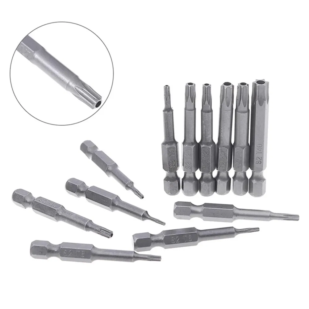 1pc Alloy Steel 50mm Torx Screwdriver Bit 1/4\\\" Hexagon Handle T5-T40 Alloy Steel Magnetic Screwdrivers Kit Drill Bit
1pc Alloy Steel 50mm Torx Screwdriver Bit 1/4\\\" Hexagon Handle T5-T40 Alloy Steel Magnetic Screwdrivers Kit Drill Bit