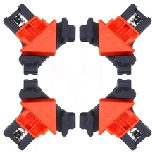 Right Angle Clamp 90 Degree Woodworking Clamps Bar Pictures Frame Fixing Clips Plastic Spring Corner Clamp Wood Carpentry Tools