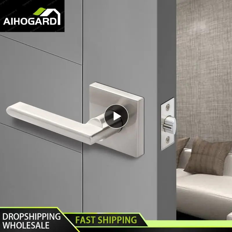 Three-bar Handle Door Lock Zinc Alloy Door Handle Lever Black With Anti-lock Function For Home Door Bedroom Bathroom Locker 
Three-bar Handle Door Lock Zinc Alloy Door Handle Lever Black With Anti-lock Function For Home Door Bedroom Bathroom Locker