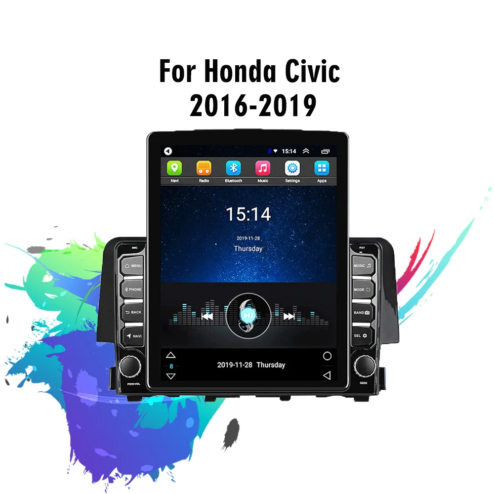 For Honda Civic 2016-2019 Car Multimedia Player 4G Carplay Autoradio 9.7" Tesla Screen GPS Navigator Android Stereo
For Honda Civic 2016-2019 Car Multimedia Player 4G Carplay Autoradio 9.7" Tesla Screen GPS Navigator Android Stereo