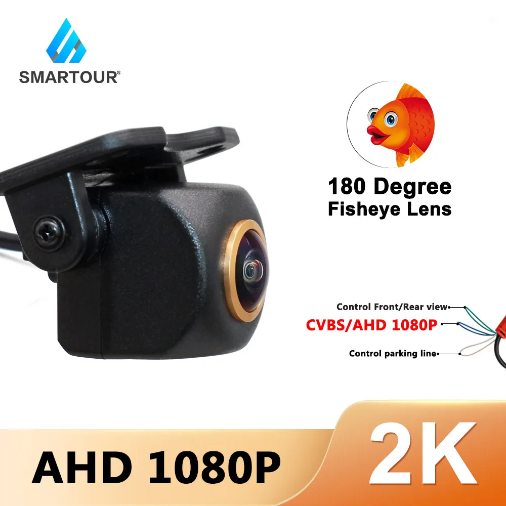 SMARTOUR 180 degree 2K AHD 1080P Vehicle Rear View Camera Car Reverse Black Fisheye Lens Night Vision Waterproof Universal
SMARTOUR 180 degree 2K AHD 1080P Vehicle Rear View Camera Car Reverse Black Fisheye Lens Night Vision Waterproof Universal